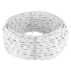 Изображение Ретро кабель витой 2х2,5 (белый) 20 м W6452301